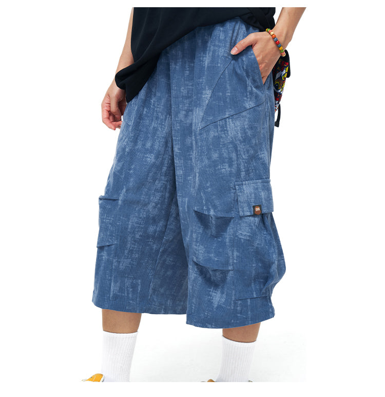 Short casual straight-leg pants sport