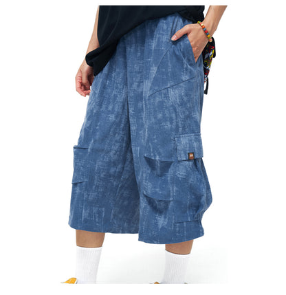 Short casual straight-leg pants sport