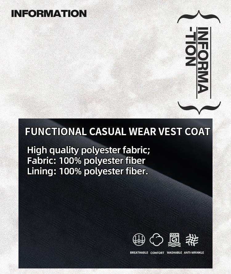 Sports and leisure vest jacket