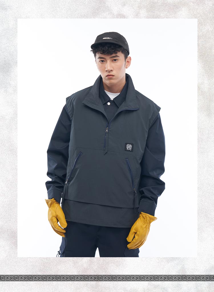 Sports and leisure vest jacket