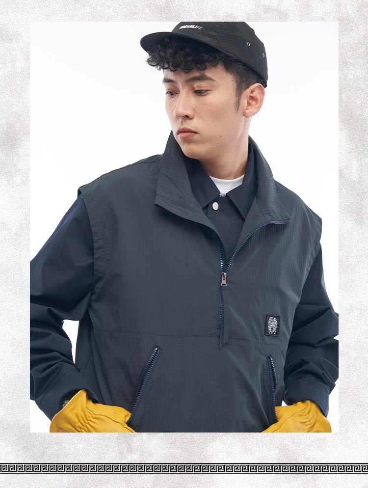 Sports and leisure vest jacket