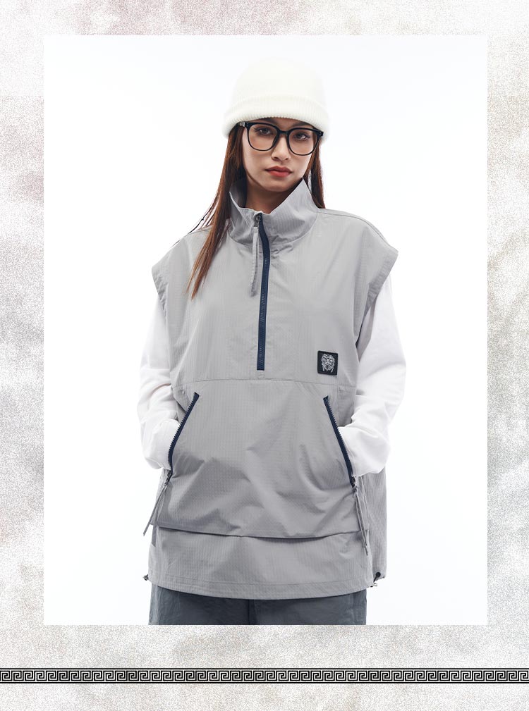 Sports and leisure vest jacket