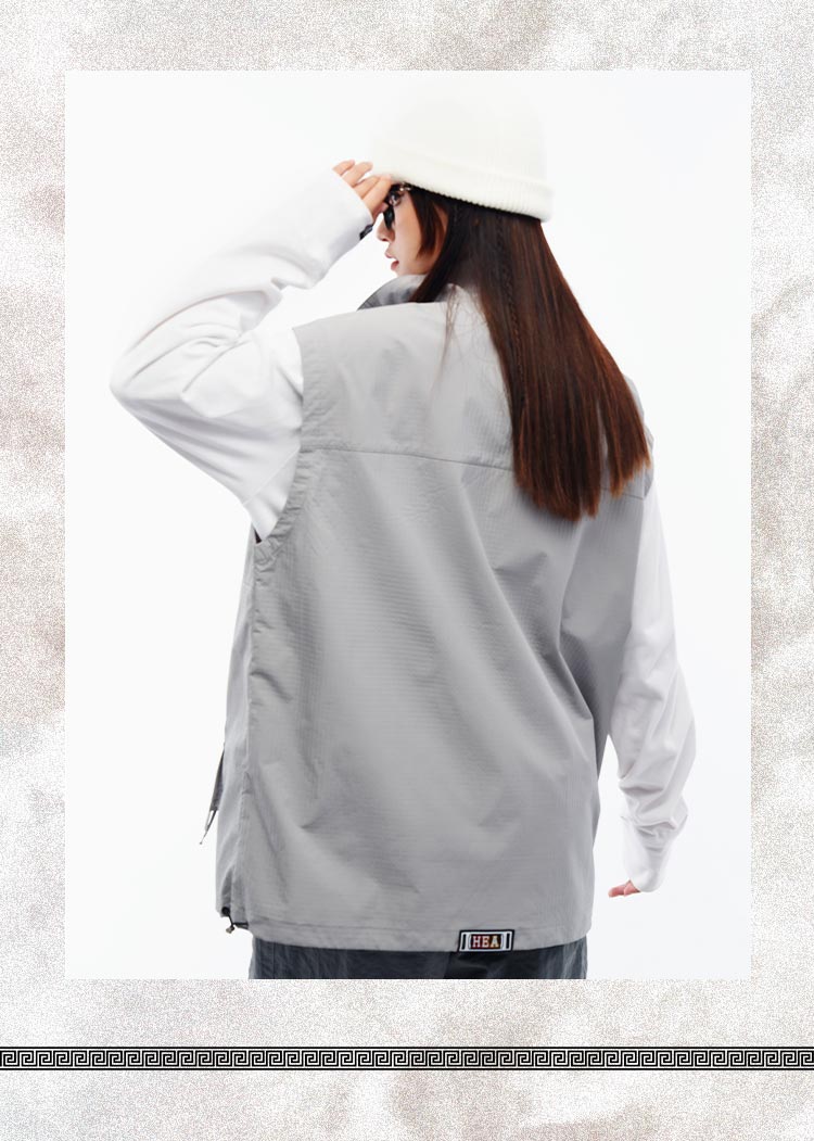 Sports and leisure vest jacket