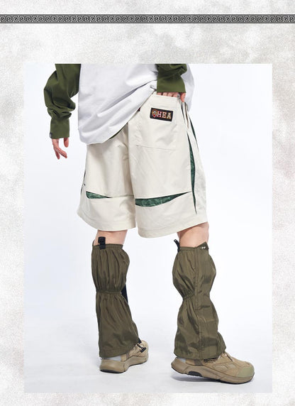 Functional street trend contrast design style shorts