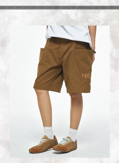 Workwear style trendy shorts