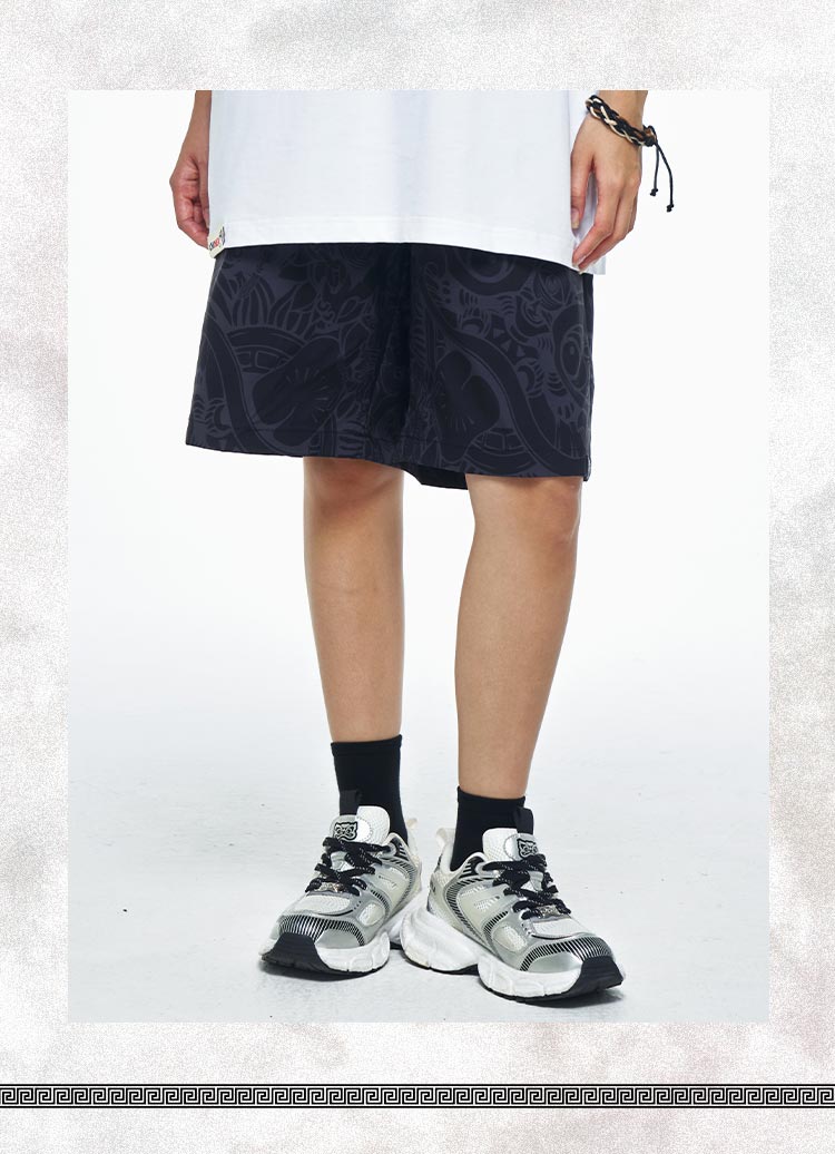 Retro casual shorts