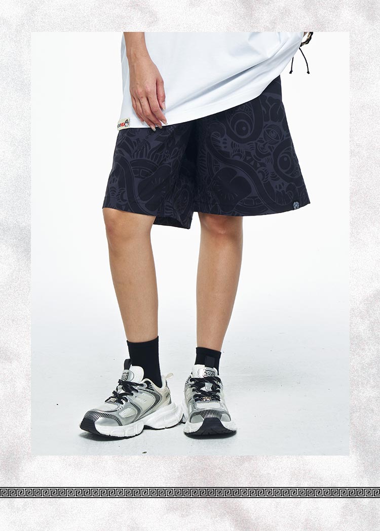 Retro casual shorts