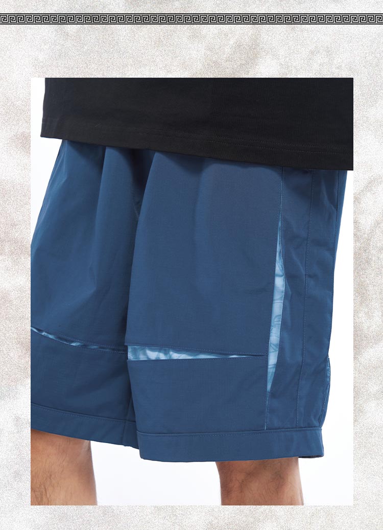 Functional street trend contrast design style shorts