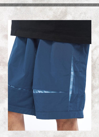 Functional street trend contrast design style shorts
