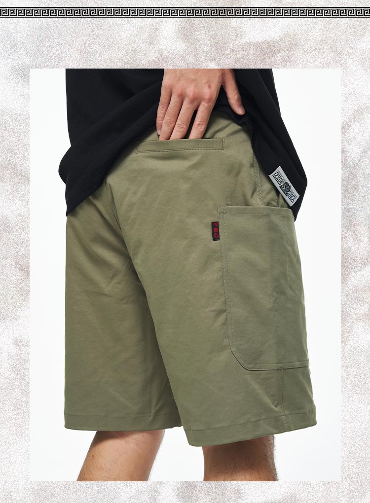 Workwear style trendy shorts