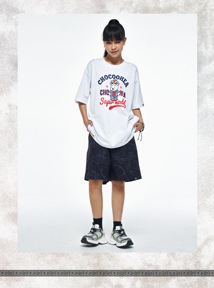 Retro casual shorts