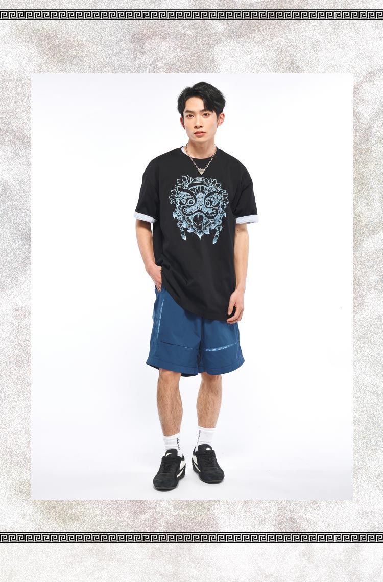 Functional street trend contrast design style shorts
