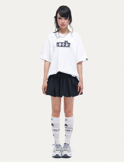 HEA Unisex City Graphic Raglan T-Shirt, Great Wall Silhouette Streetwear Short Sleeve Tee