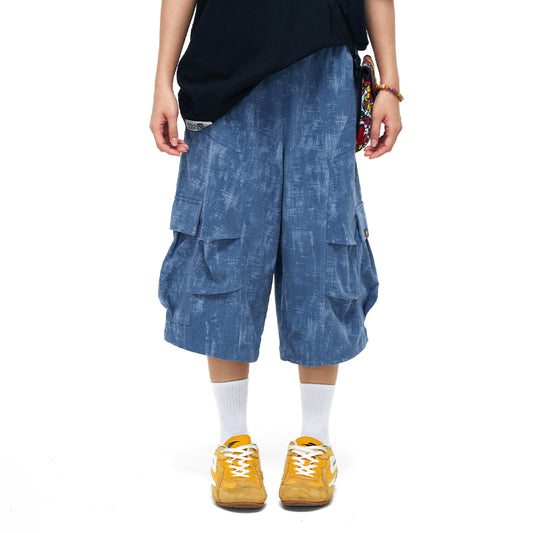 Short casual straight-leg pants sport