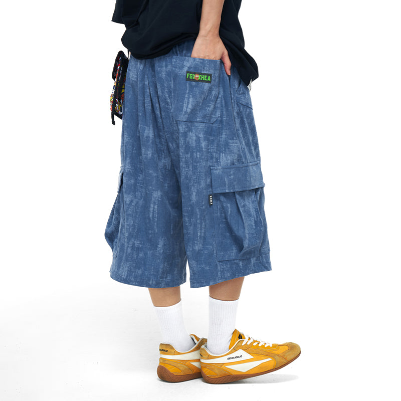 Short casual straight-leg pants sport