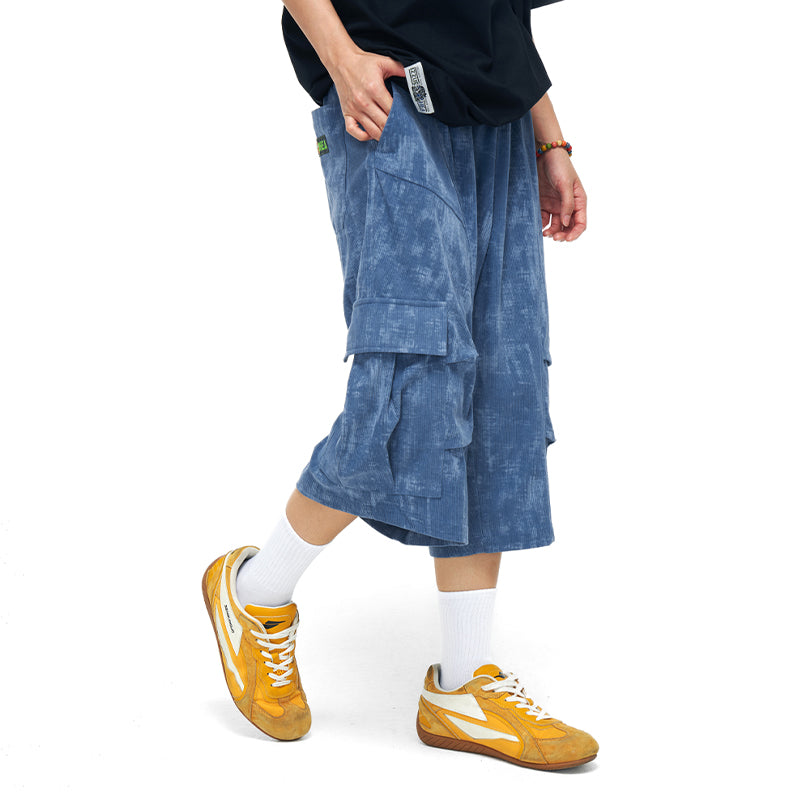 Short casual straight-leg pants sport