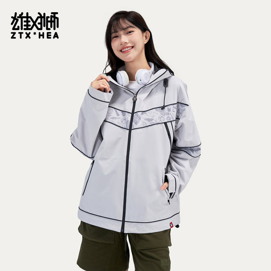 Long sleeved windbreaker