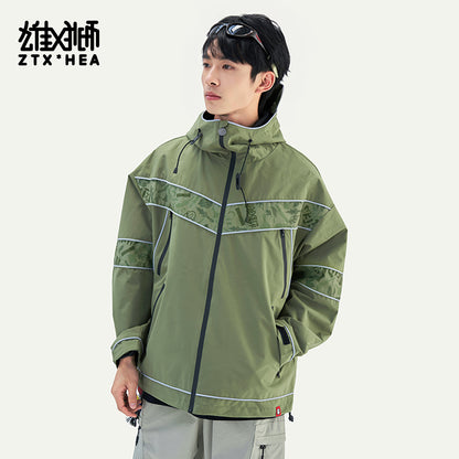 Long sleeved windbreaker