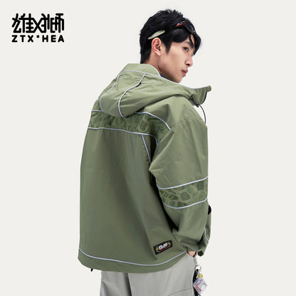 Long sleeved windbreaker