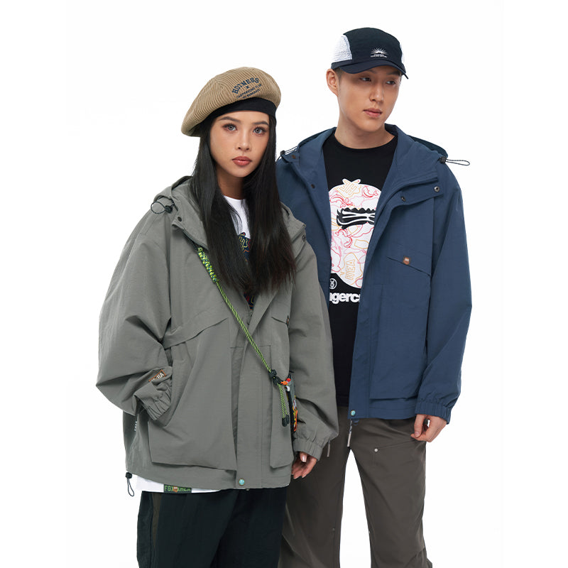 Long Sleeved Windbreaker Jacket