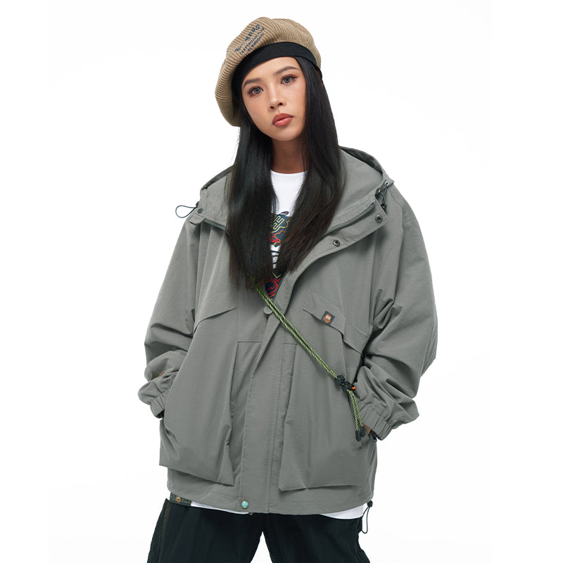 Long Sleeved Windbreaker Jacket