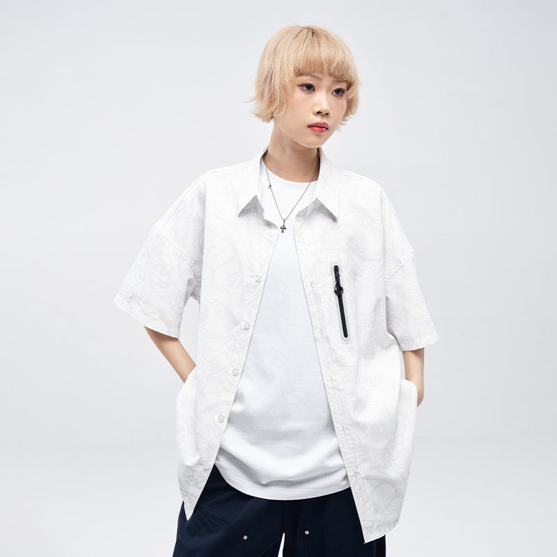 Printed short shirt