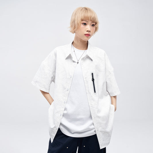Printed short shirt