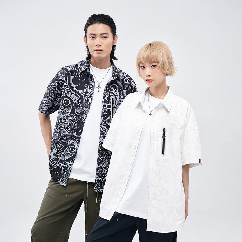 Printed short shirt
