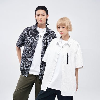 Printed short shirt