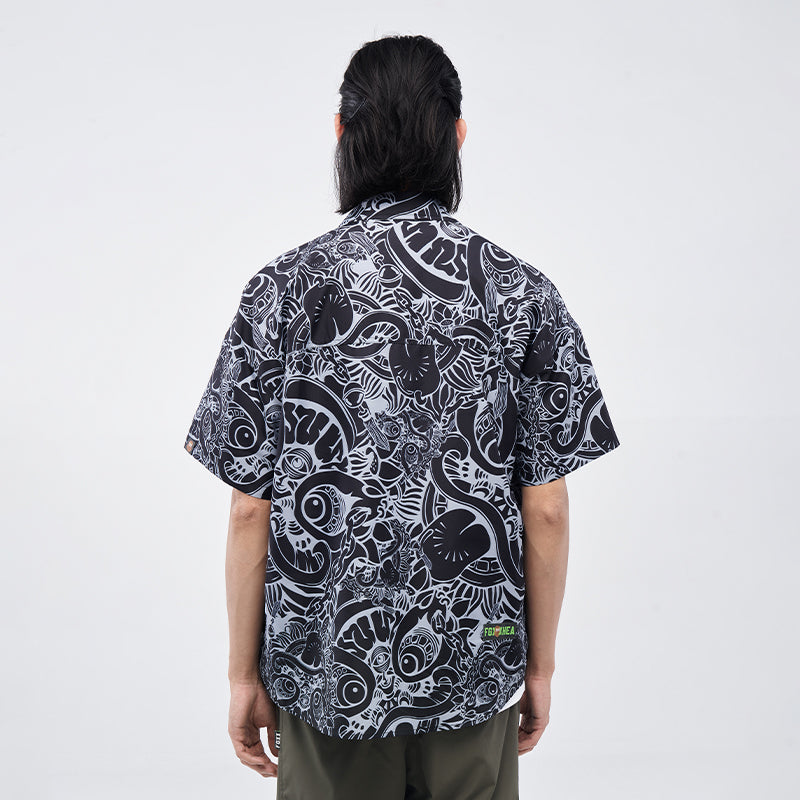Printed short shirt