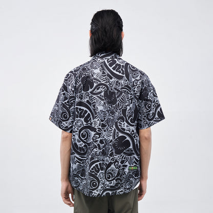 Printed short shirt