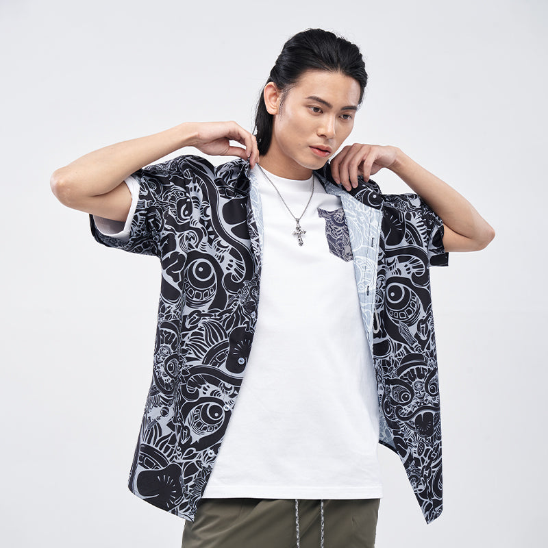 Printed short shirt