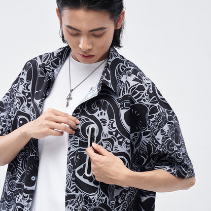 Printed short shirt