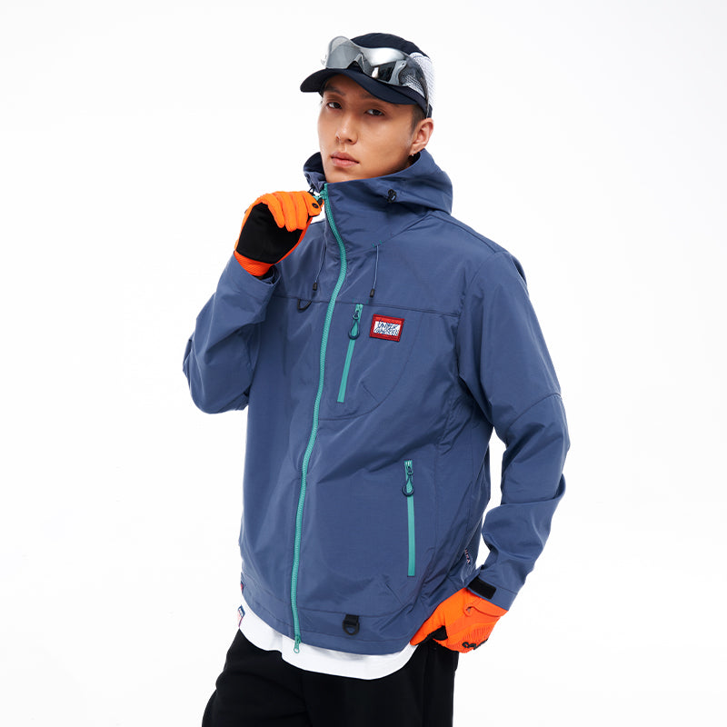 Fashionable printed windbreaker