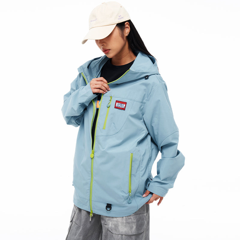Fashionable printed windbreaker