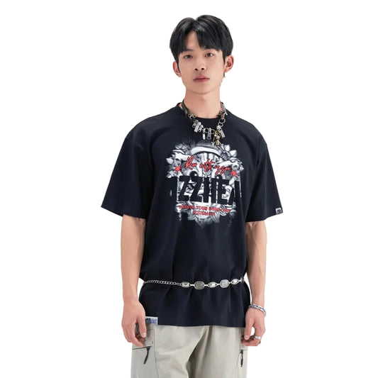 HEA Graphic Heavyweight Oversized Couple T-Shirt