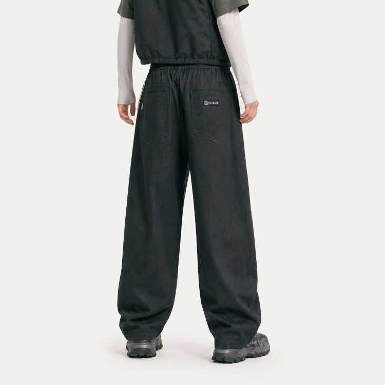 HEA Relaxed Drawstring Track Pants – Straight Leg Streetwear Pants