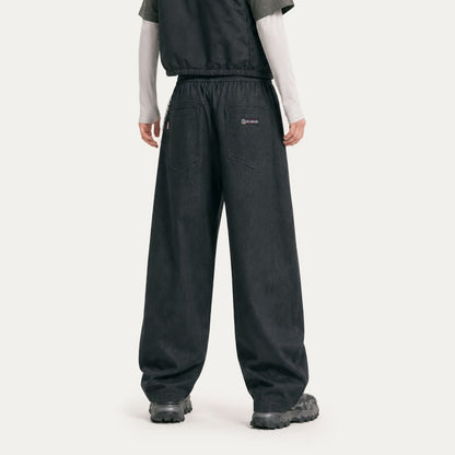 HEA Relaxed Drawstring Track Pants – Straight Leg Streetwear Pants
