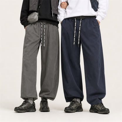 HEA Graphic Drawstring Pants – Relaxed Streetwear Trousers
