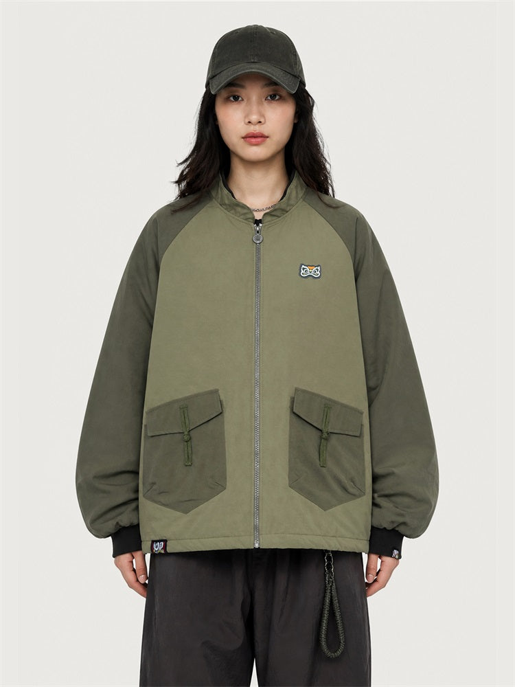 HEA Graphic Padded Utility Jacket – Casual Streetwear Outerwear