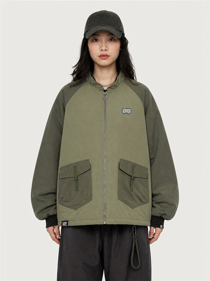 HEA Graphic Padded Utility Jacket – Casual Streetwear Outerwear