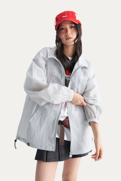 HEA Lion Head Embroidered Sun Protection Jacket, Unisex Streetwear Lightweight Windbreaker