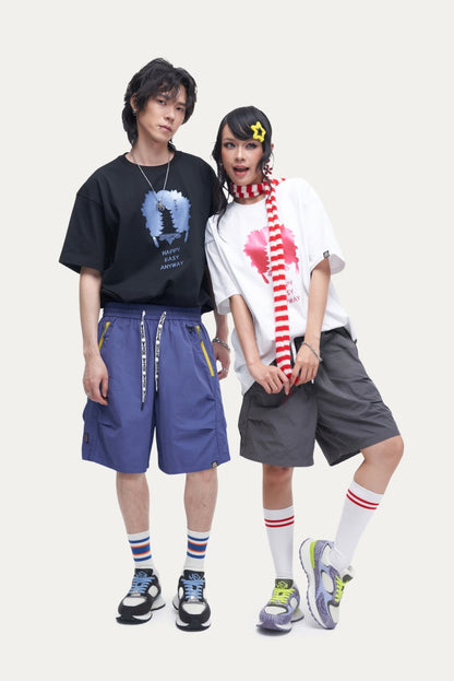 HEA Heavyweight Lion Graphic Tee | Unisex Oversized Streetwear Short Sleeve