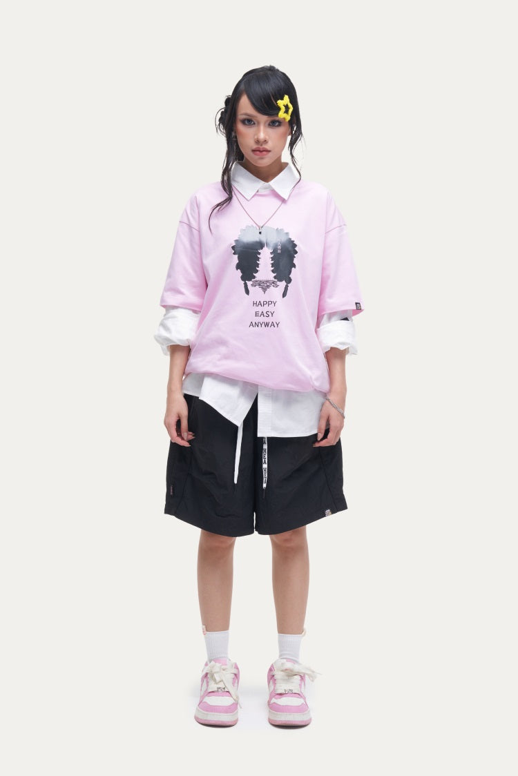 HEA Heavyweight Lion Graphic Tee | Unisex Oversized Streetwear Short Sleeve