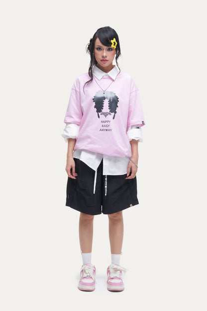 HEA Heavyweight Lion Graphic Tee | Unisex Oversized Streetwear Short Sleeve