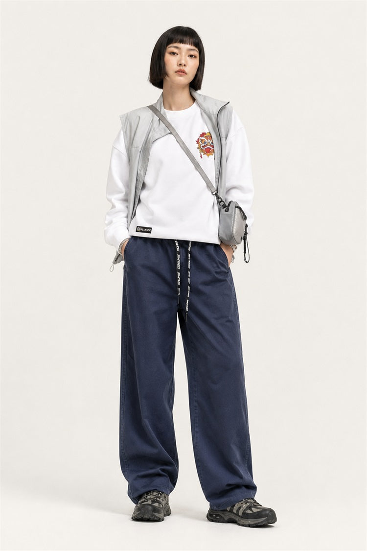 HEA Graphic Drawstring Pants – Relaxed Streetwear Trousers