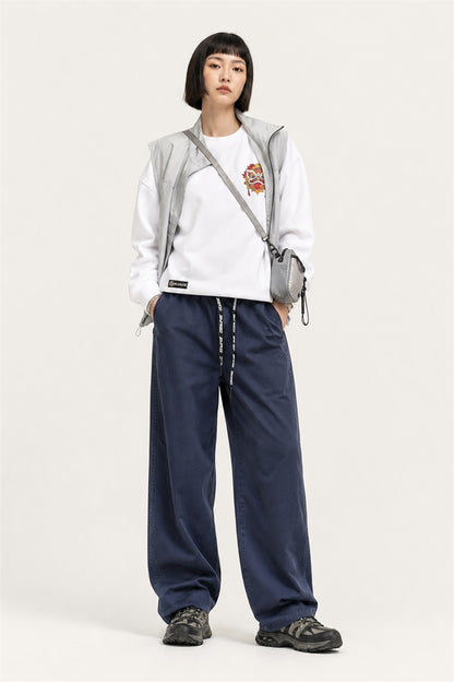 HEA Graphic Drawstring Pants – Relaxed Streetwear Trousers