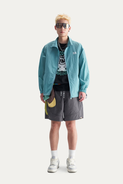 HEA Lion Head Embroidered Sun Protection Jacket, Unisex Streetwear Lightweight Windbreaker