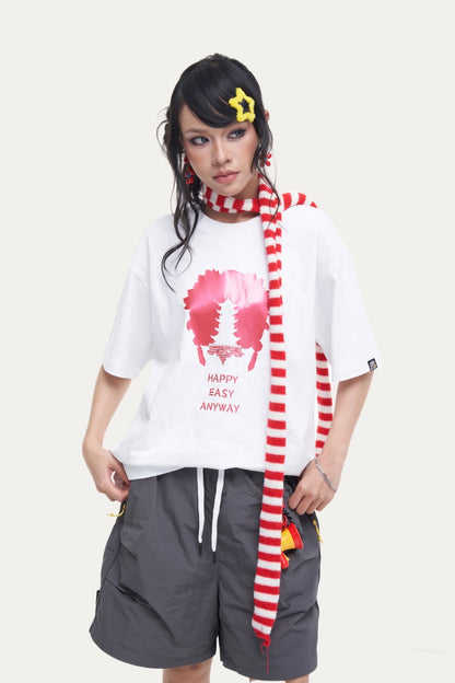 HEA Heavyweight Lion Graphic Tee | Unisex Oversized Streetwear Short Sleeve