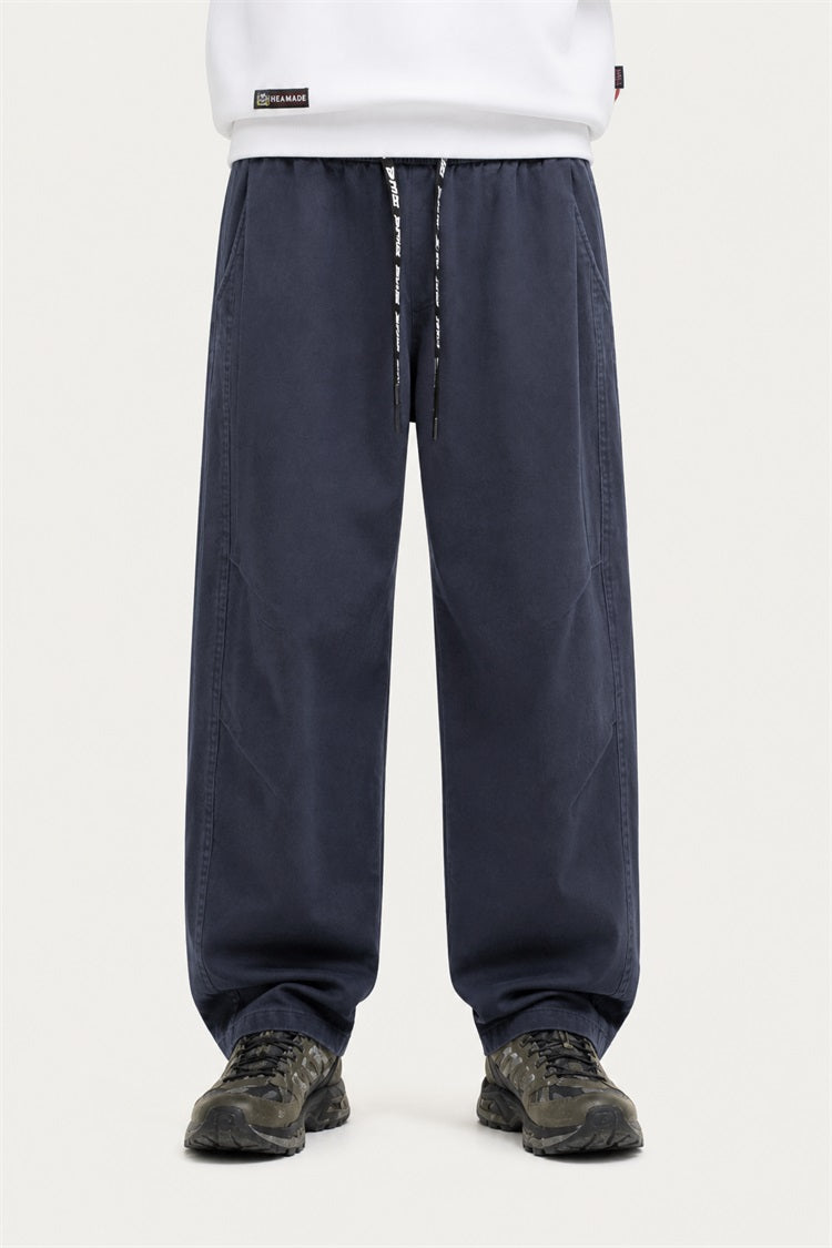 HEA Graphic Drawstring Pants – Relaxed Streetwear Trousers